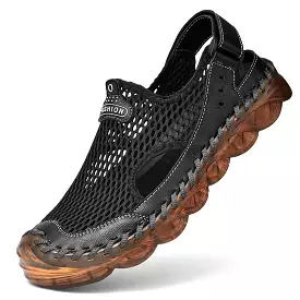 Sports Sandals Non-Slip Breathable Mesh Fishing Shoes Summer Outdoor Casual Shoes Outdoor Hiking Climbing Sports Non-slip Men Sa