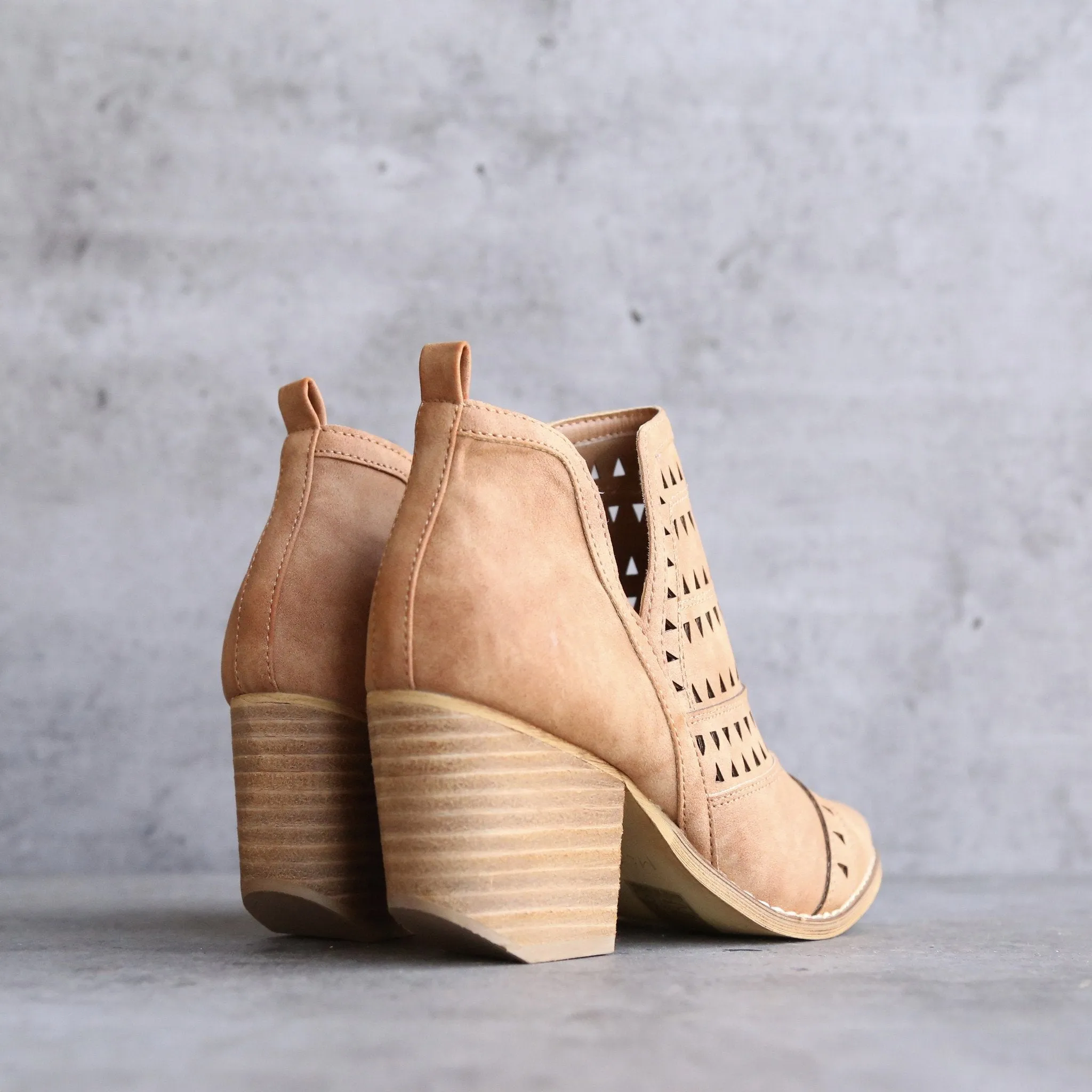 Spring Valley Cut Out Ankle Booties in More Colors