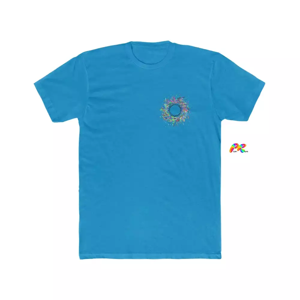 Surfing Circle Men's Cotton Crew T-Shirt