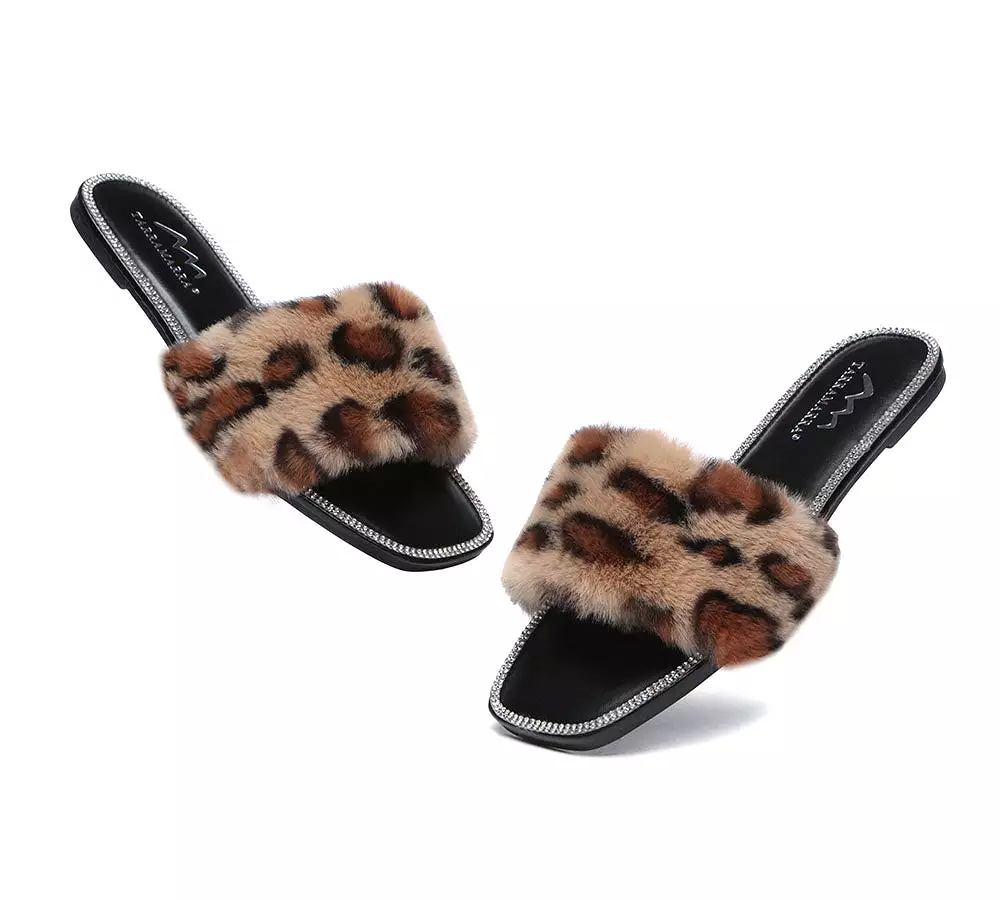 TARRAMARRA Fluffy Diamante Women Sandals