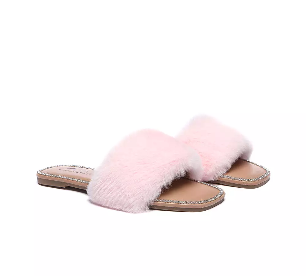 TARRAMARRA Fluffy Diamante Women Sandals