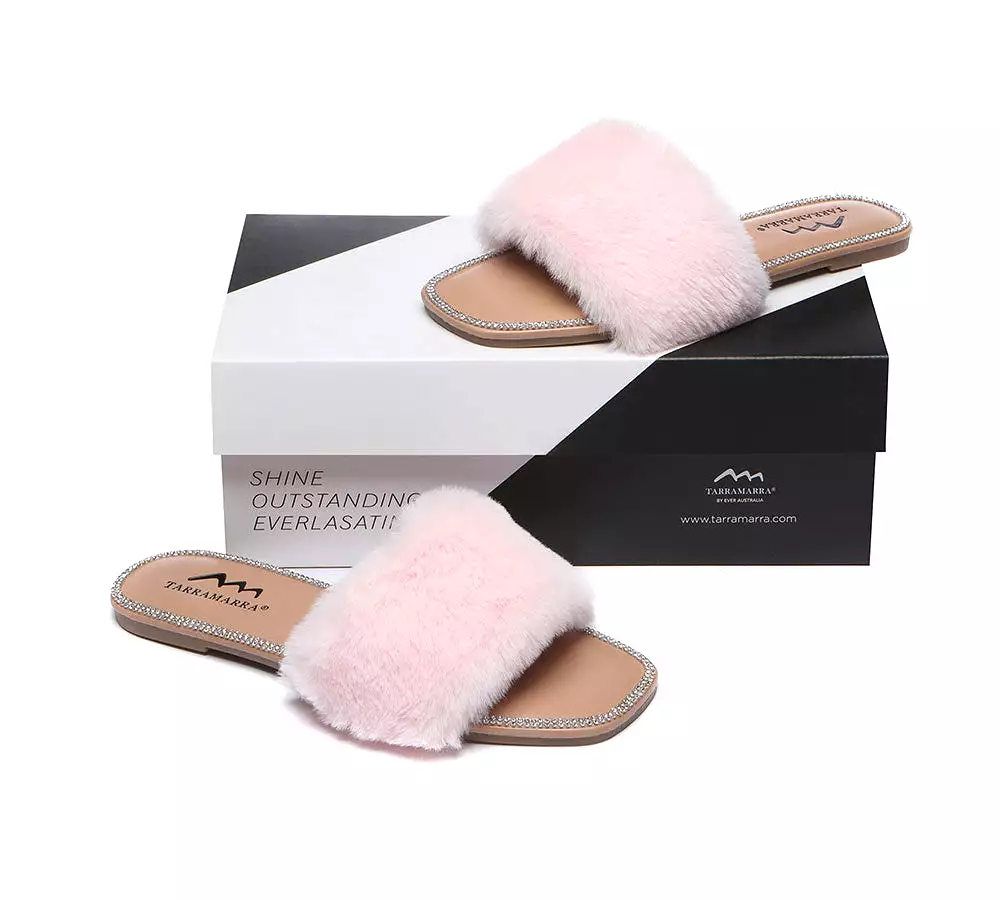 TARRAMARRA Fluffy Diamante Women Sandals