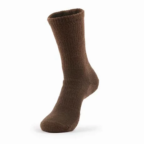 Thorlos Unisex WX Walking Moderate Cushion Crew Sock - Brown