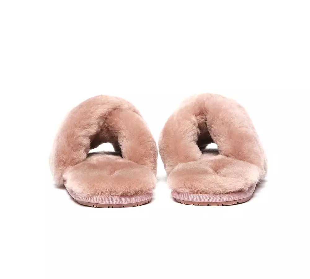 UGG Australian Shepherd Fluffy Crossover Slides Linty Limited Edition