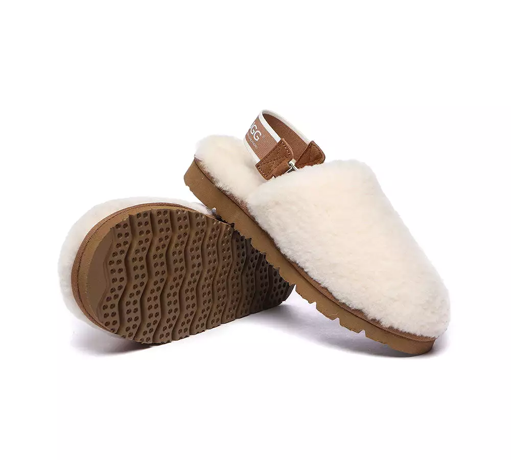 UGG AUSTRALIAN SHEPHERD Removable Strap Slingback Ugg Slipper Women Kamari