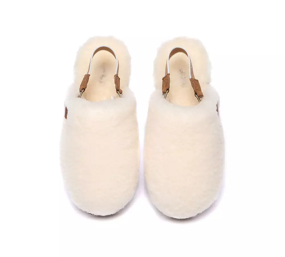 UGG AUSTRALIAN SHEPHERD Removable Strap Slingback Ugg Slipper Women Kamari