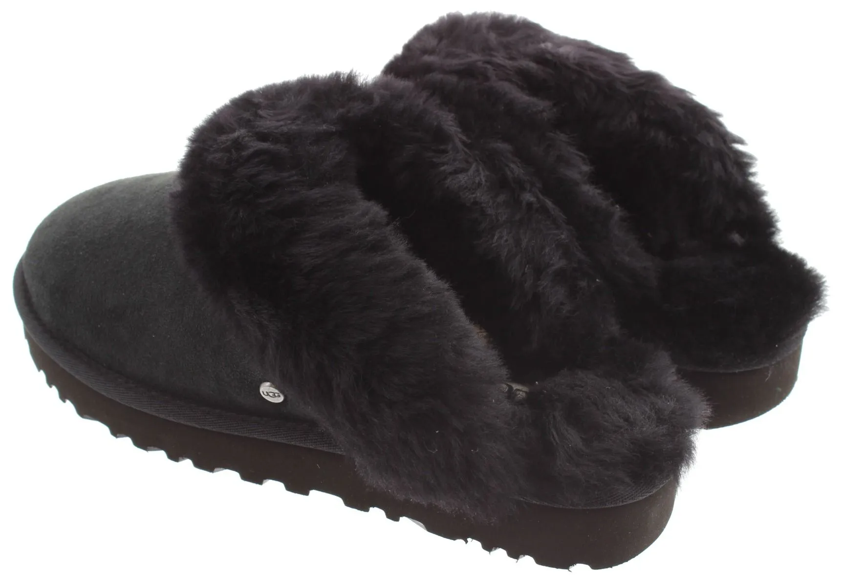 UGG Ladies Classic Slippers In Black