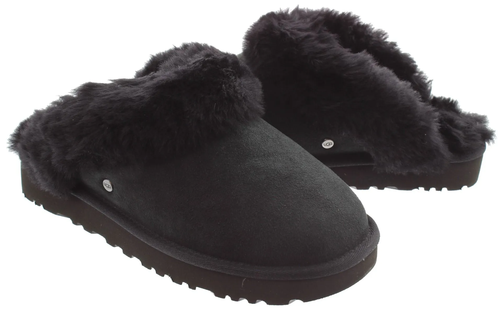 UGG Ladies Classic Slippers In Black