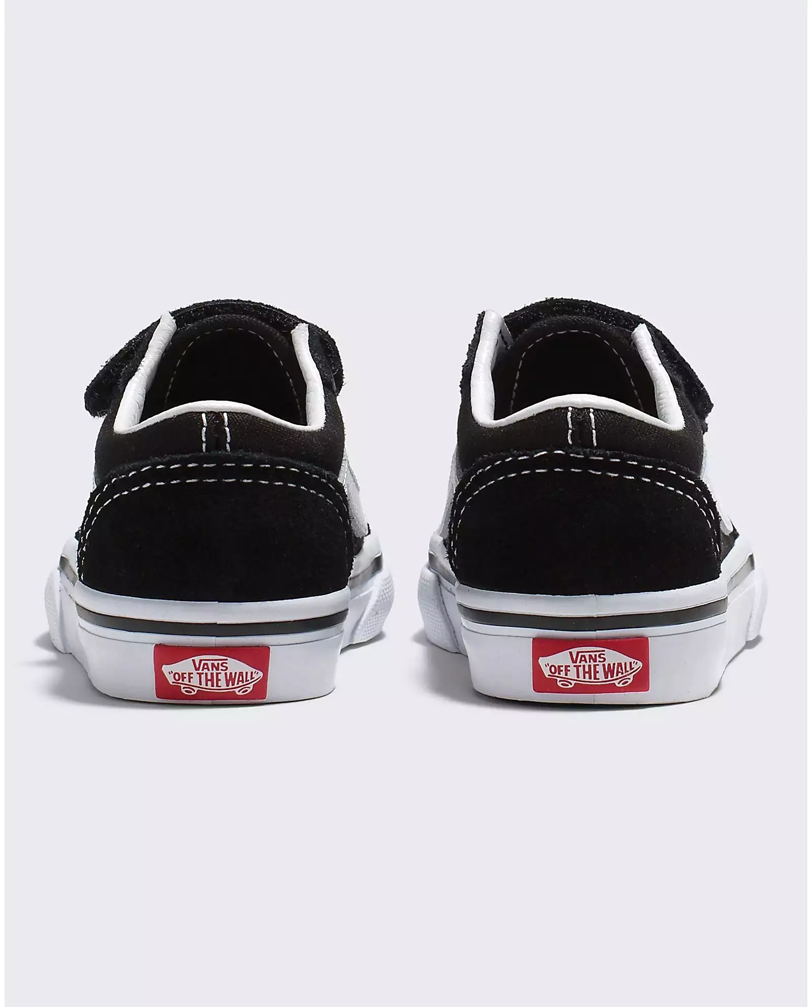 VANS Toddler Old Skool V Shoe (Black)