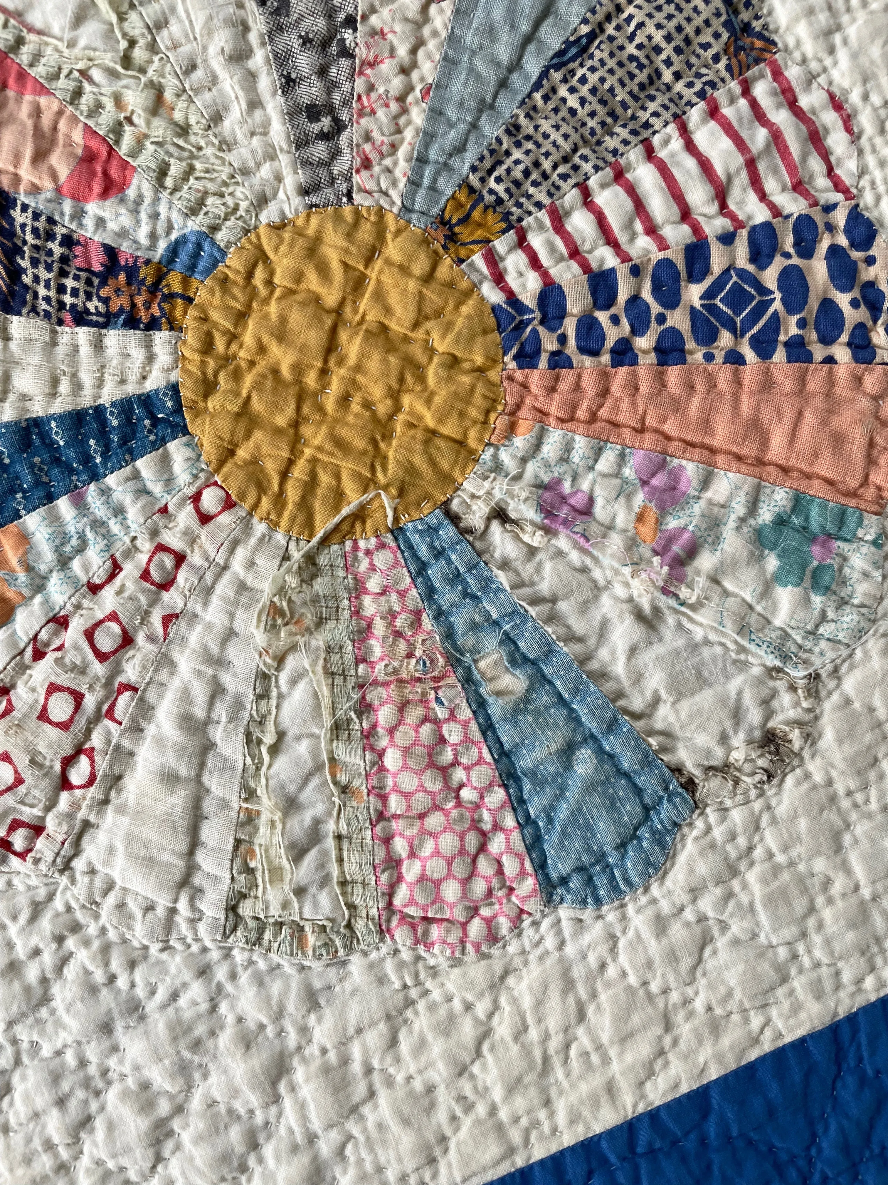 Vintage Dresden Plate Quilt