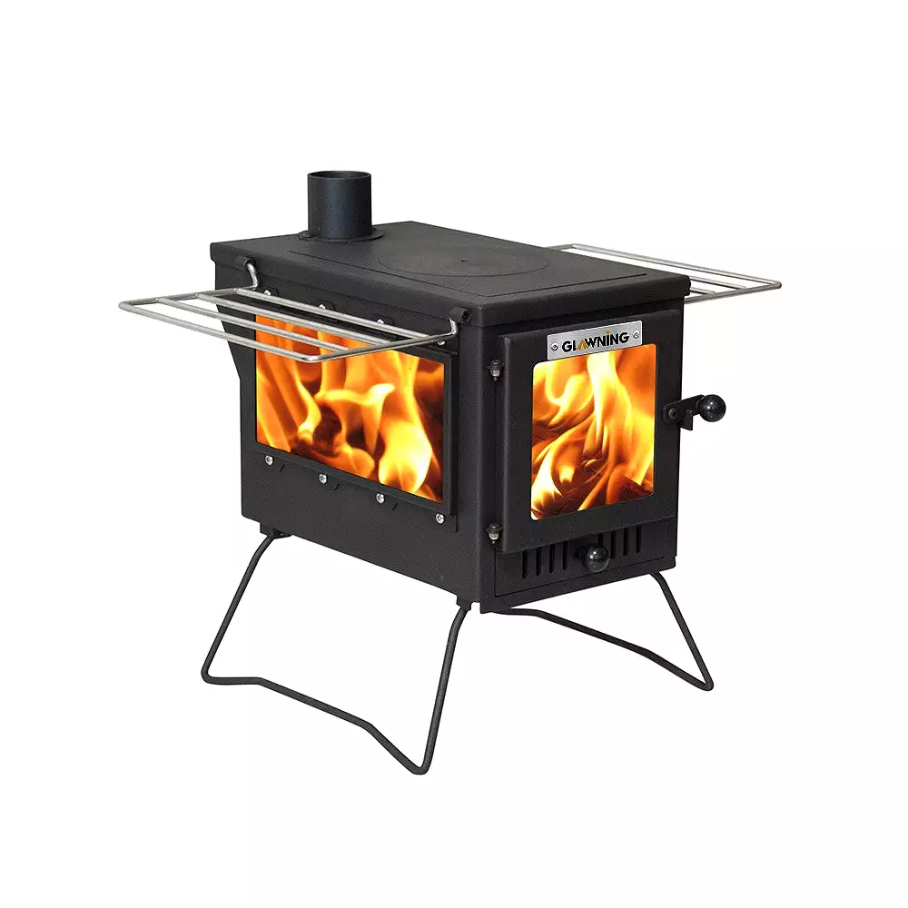 Vista 'Sista': Portable Woodburner with Carry Bag, Racks, Flue Pieces, Spark Arrestor