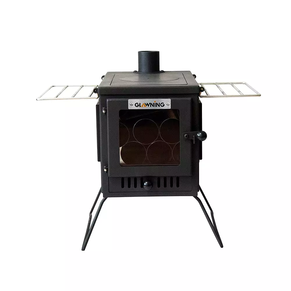 Vista 'Sista': Portable Woodburner with Carry Bag, Racks, Flue Pieces, Spark Arrestor