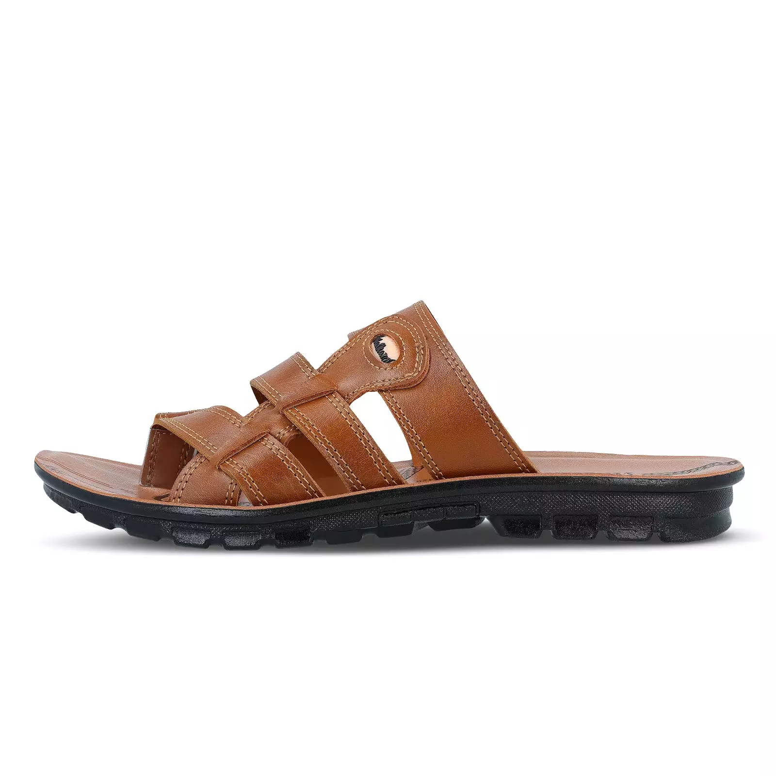 Walkaroo Men Sandals  - WG1426 Tan