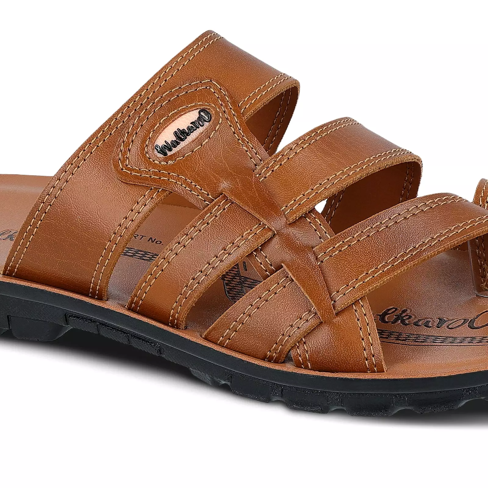 Walkaroo Men Sandals  - WG1426 Tan