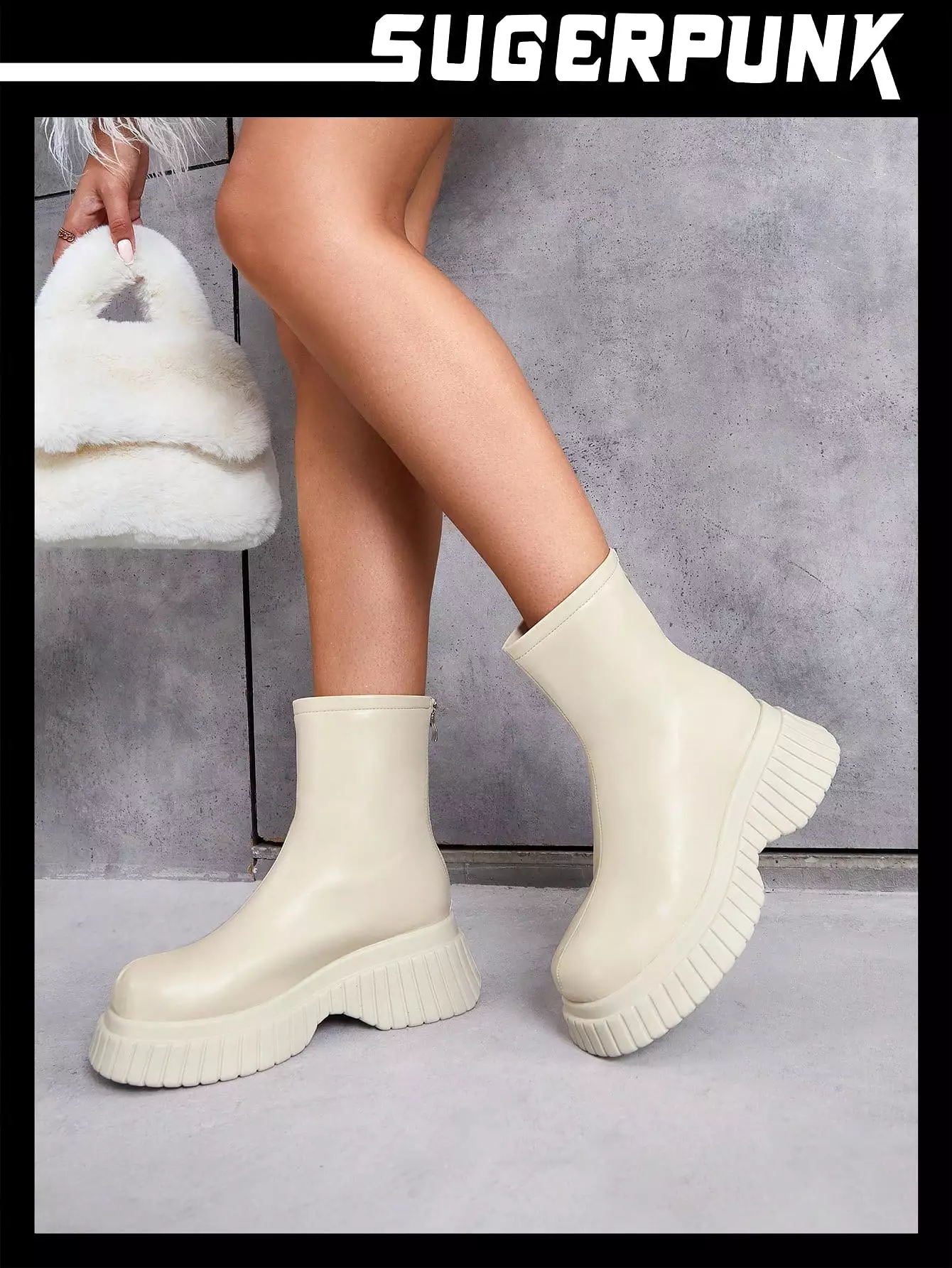 Women's Fashionable Chunky Heel Ankle Boots